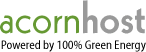 Acorn Host - Powered by Green Energy